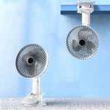USB Rechargeable Handheld Fan Wall Mounted 3 Speed Strong Wind Portable Small Electric Fan for Home Dormitory - Extra Image
