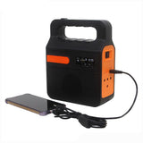 Solar Power Bank 6000mAh Bright Headlight Panel Light 3 Bulbs Portable Handle Solar Generator for Camping Travel