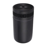 Colorful Humidifier USB Power Night Light Humidifier Mini Desktop Car Humidifier for Bedroom Office Black - Front View