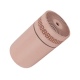 Colorful Humidifier USB Power Night Light Humidifier Mini Desktop Car Humidifier for Bedroom Office Pink - Top-Down View
