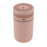 Colorful Humidifier USB Power Night Light Humidifier Mini Desktop Car Humidifier for Bedroom Office Pink - Rear View