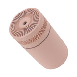 Colorful Humidifier USB Power Night Light Humidifier Mini Desktop Car Humidifier for Bedroom Office Pink - Close-Up Angle
