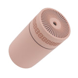 Colorful Humidifier USB Power Night Light Humidifier Mini Desktop Car Humidifier for Bedroom Office Pink - Low Angle