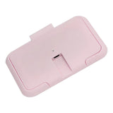 USB Wet Wipe Heater Constant Temperature Portable Baby Wipes Warmer for Household Car Outdoor Pink - Side View