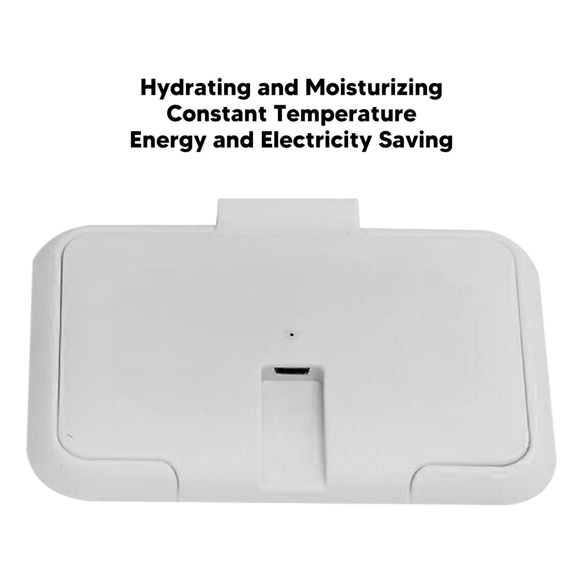 USB Wet Wipe Heater Constant Temperature Portable Baby Wipes Warmer for Household Car Outdoor White