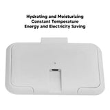 USB Wet Wipe Heater Constant Temperature Portable Baby Wipes Warmer for Household Car Outdoor White - Extra Image