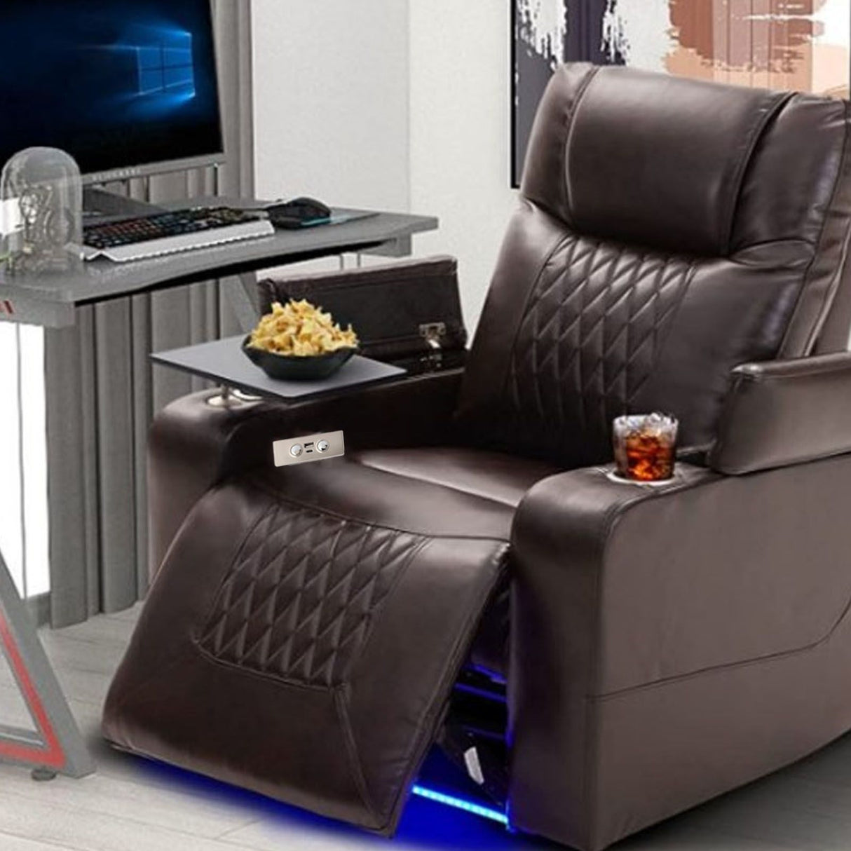 5 Pin Lift Chair Power Recliner Hand Control Electric Sofa Remote Hand Control USB Type C Charging Port