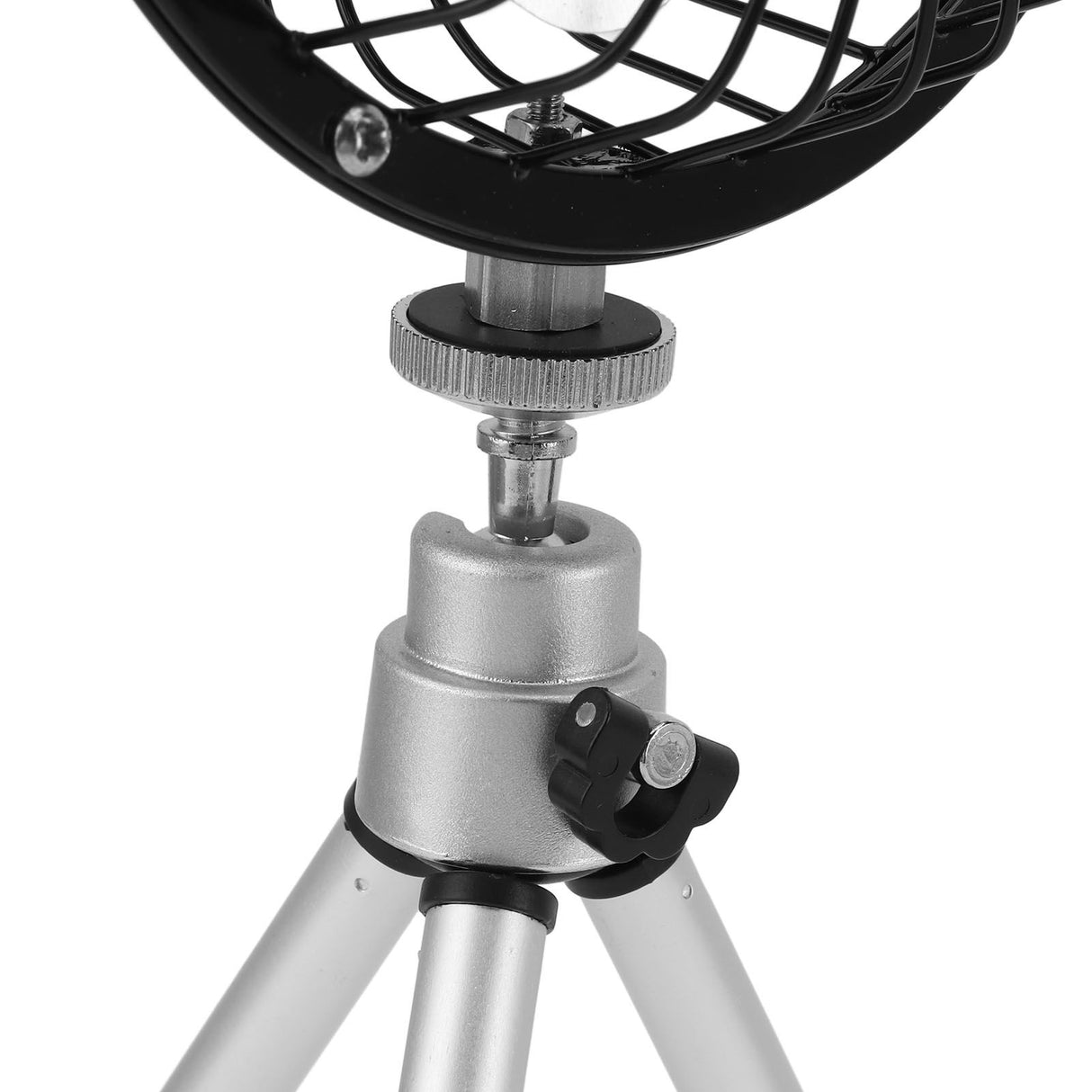 Portable Solar Fan 6W 6 Inches Solar USB Dual Powered Fan For Home Camping Outdoor Fishing With Stretchable Stand