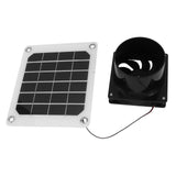 20W Solar Panel Exhaust Fan Kit with Protective Net 6 Inch Portable Solar Powered Fan for Pet Chicken House