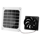 20W Solar Panel Exhaust Fan Kit with Protective Net 6 Inch Portable Solar Powered Fan for Pet Chicken House