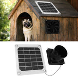 20W Solar Panel Exhaust Fan Kit with Protective Net 6 Inch Portable Solar Powered Fan for Pet Chicken House