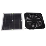 13.5 Inch Solar Powered Fan 100W Round Effective Cooling Solar Panel Fan Kit For Greenhouse Chicken Coop Dog Kennel