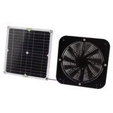 13.5 Inch Solar Powered Fan 100W Round Effective Cooling Solar Panel Fan Kit For Greenhouse Chicken Coop Dog Kennel