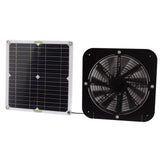13.5 Inch Solar Powered Fan 100W Round Effective Cooling Solar Panel Fan Kit For Greenhouse Chicken Coop Dog Kennel