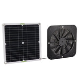 13.5 Inch Solar Powered Fan 100W Round Effective Cooling Solar Panel Fan Kit For Greenhouse Chicken Coop Dog Kennel