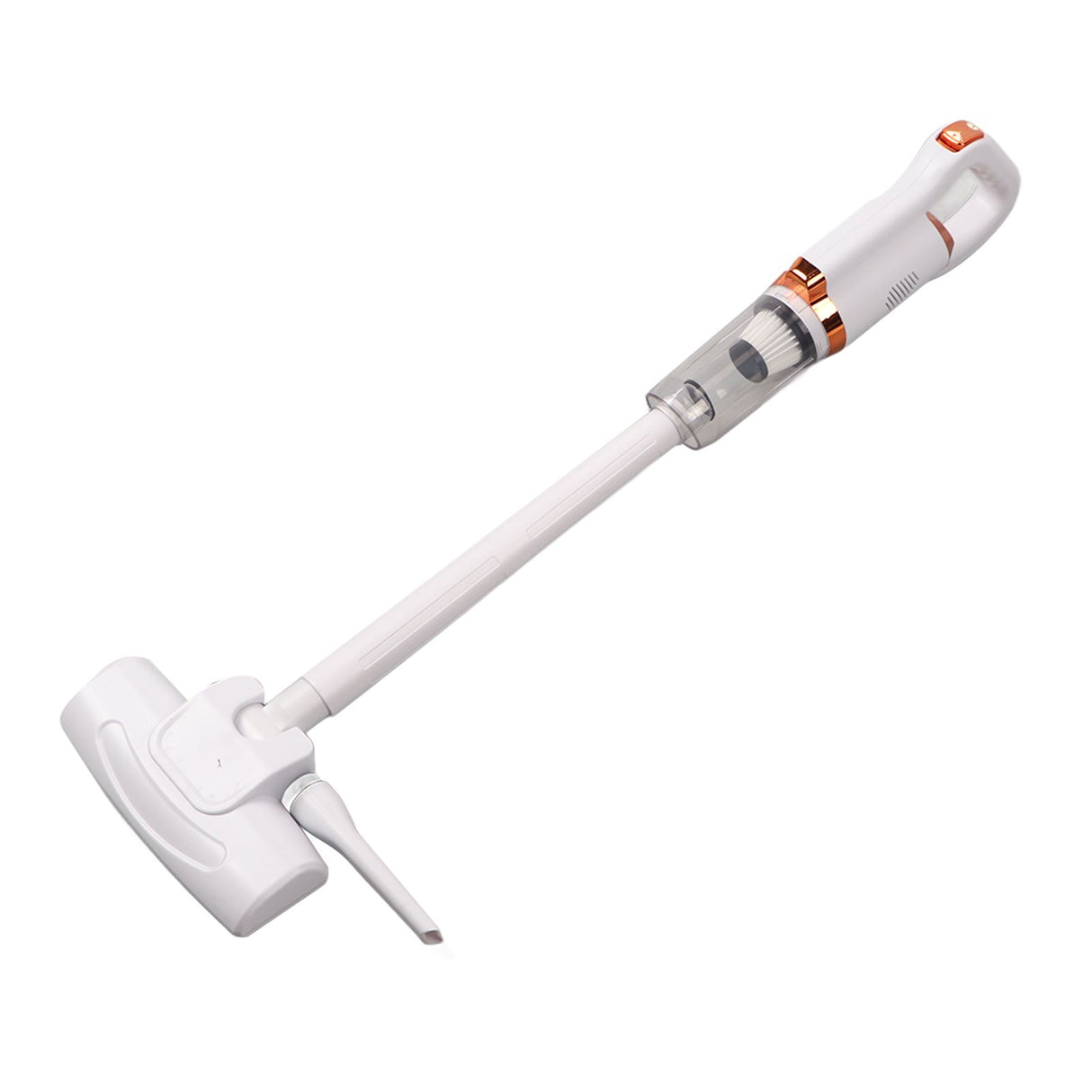 Cordless Vacuum Cleaner Lightweight Stick Vacuum with 8500PA Strong Suction 500ml Dust Cup Handheld Vacuum for Hard Floor Carpet White