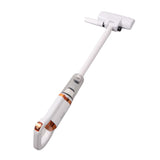 Cordless Vacuum Cleaner Lightweight Stick Vacuum with 8500PA Strong Suction 500ml Dust Cup Handheld Vacuum for Hard Floor Carpet White - Low Angle