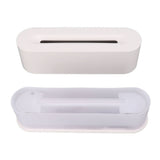 Flame Diffusers 7 Colors USB Portable Practical Simple Operation Fire Air Humidifier for Room Bedroom Office White - Front View