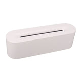 Flame Diffusers 7 Colors USB Portable Practical Simple Operation Fire Air Humidifier for Room Bedroom Office White - Side View