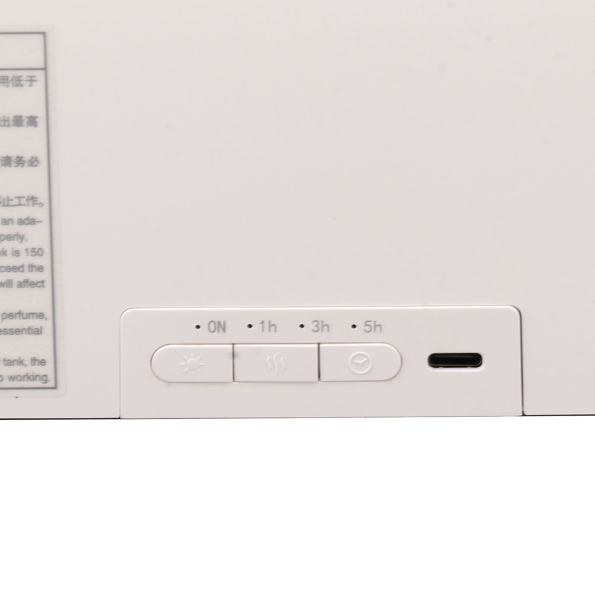 Flame Diffusers 7 Colors USB Portable Practical Simple Operation Fire Air Humidifier for Room Bedroom Office White