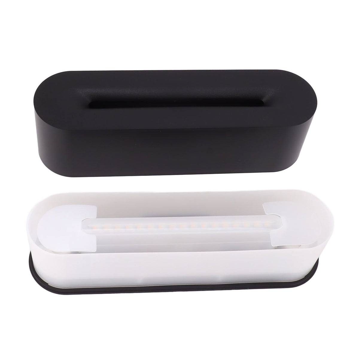 Flame Diffusers 7 Colors USB Portable Practical Simple Operation Fire Air Humidifier for Room Bedroom Office Black