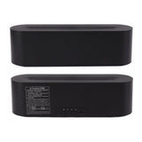 Flame Diffusers 7 Colors USB Portable Practical Simple Operation Fire Air Humidifier for Room Bedroom Office Black