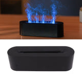 Flame Diffusers 7 Colors USB Portable Practical Simple Operation Fire Air Humidifier for Room Bedroom Office Black - Extra Image