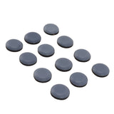 12 Pcs Round 20mm Appliance Slider Adhesive PTFE Self Stick Slider for Countertop Small Kitchen Appliances - Top-Down View