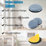 12 Pcs Round 20mm Appliance Slider Adhesive PTFE Self Stick Slider for Countertop Small Kitchen Appliances - Extra Image