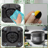 12 Pcs Round 20mm Appliance Slider Adhesive PTFE Self Stick Slider for Countertop Small Kitchen Appliances - Extra Image