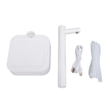 Water Dispenser Countertop 7 Stage Quantitative Water Pump Portable White Electric Water Dispenser Desktop for Home Room Office Camping