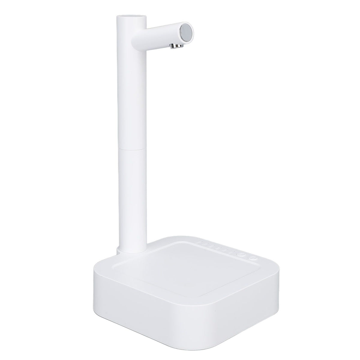 Water Dispenser Countertop 7 Stage Quantitative Water Pump Portable White Electric Water Dispenser Desktop for Home Room Office Camping