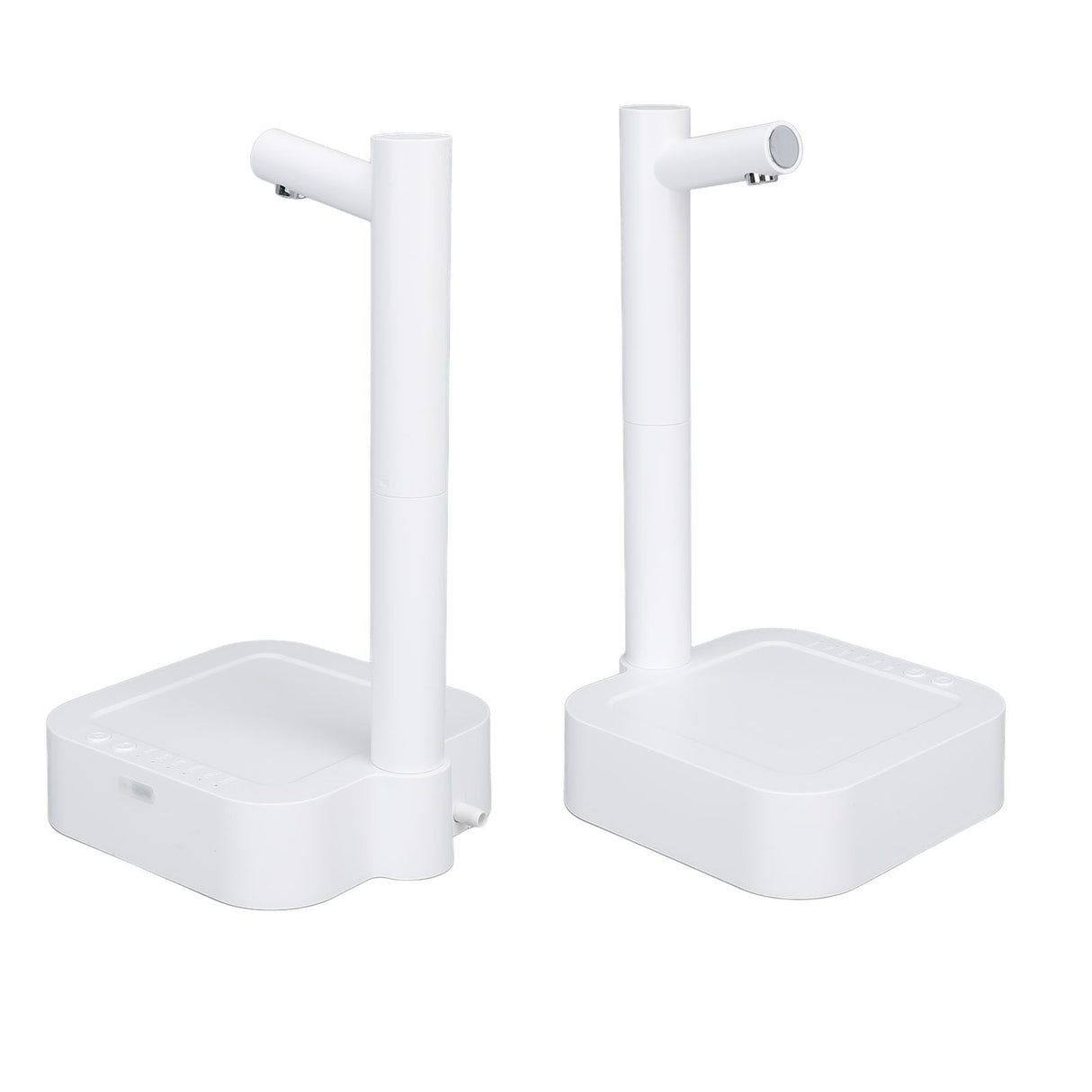 Water Dispenser Countertop 7 Stage Quantitative Water Pump Portable White Electric Water Dispenser Desktop for Home Room Office Camping