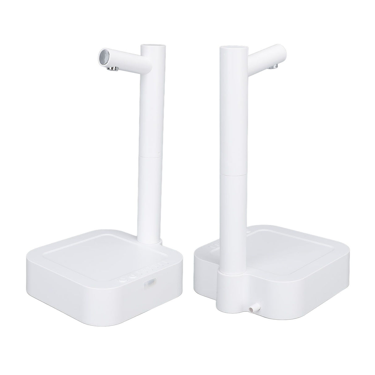 Water Dispenser Countertop 7 Stage Quantitative Water Pump Portable White Electric Water Dispenser Desktop for Home Room Office Camping