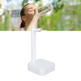 Water Dispenser Countertop 7 Stage Quantitative Water Pump Portable White Electric Water Dispenser Desktop for Home Room Office Camping
