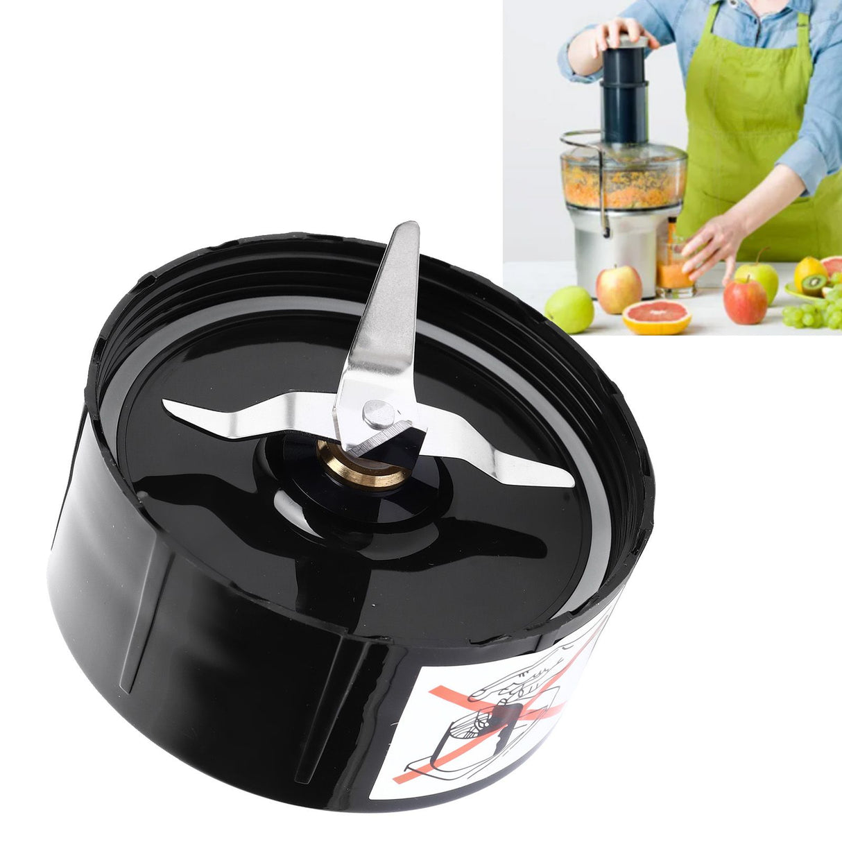 MB 250W Blender Blade Cross Steel Fully Cutting Juicer Blade Base Kitchen Supplies