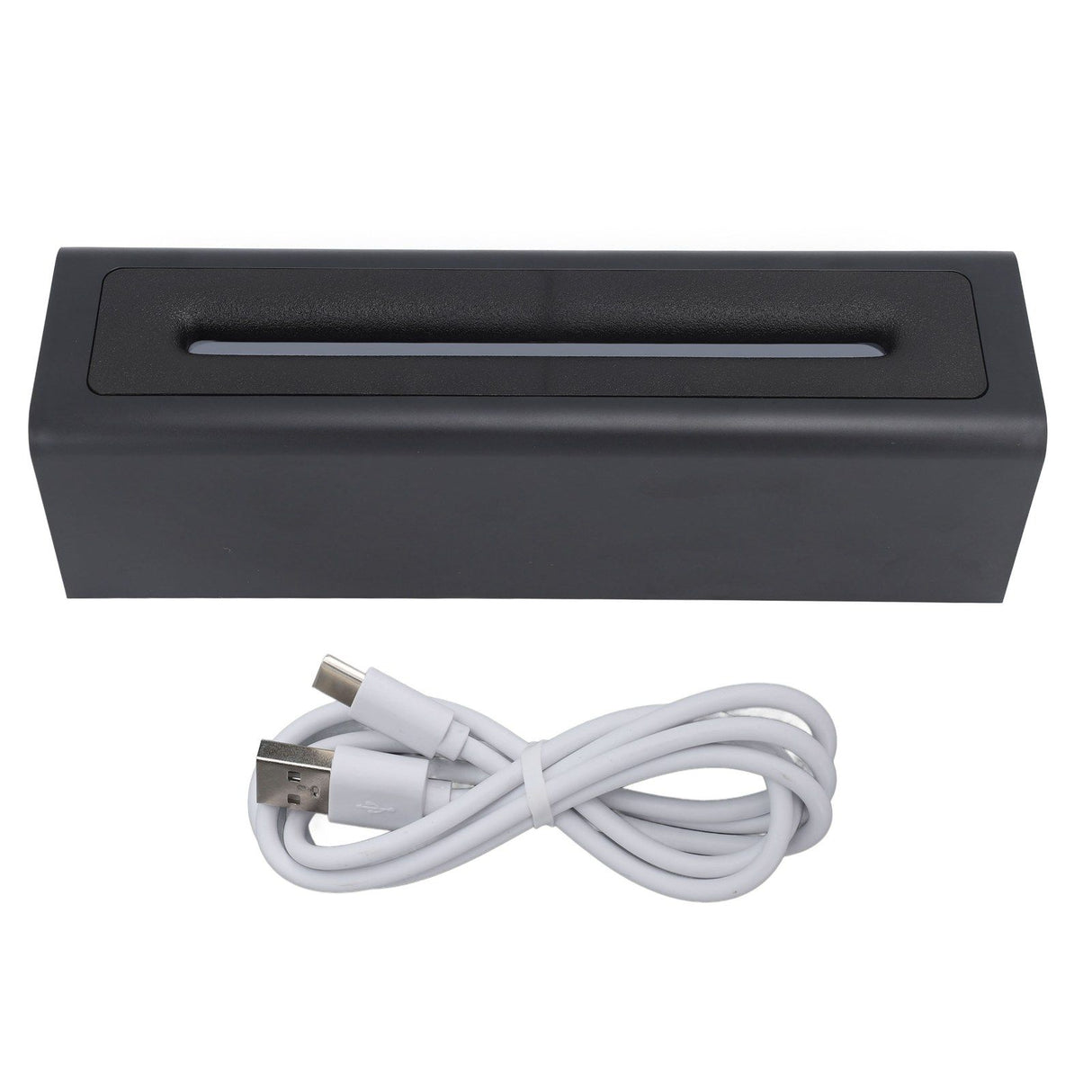 Essential Oil Diffuser 150ml Aromatherapy Humidifier Colorful Flame Light Quiet Operation USB Powered Mist Diffuser Black