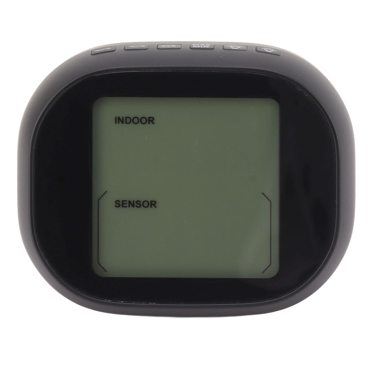 Wireless Indoor Outdoor Thermometer Black Temperature Humidity Monitor Daily High and Low Large Display Room Thermometer