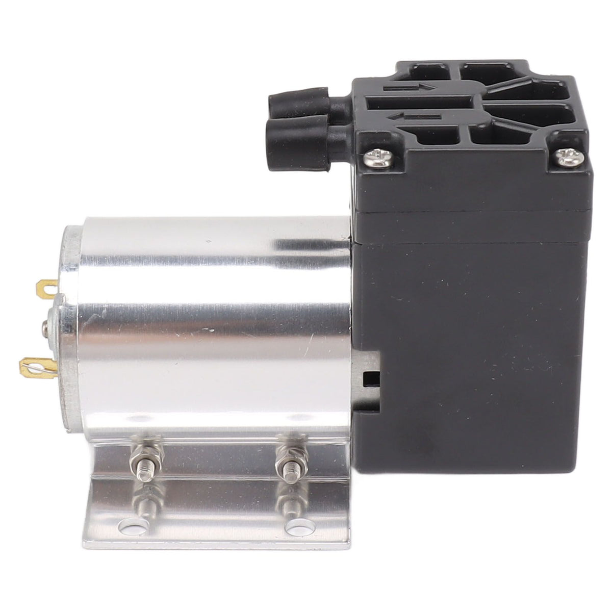 12V Vacuum Pump Negative Pressure Suction Pump Mini Small Oilless Vacuum Pump 65‑120kpa 5L/min with Bracket