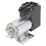 12V Vacuum Pump Negative Pressure Suction Pump Mini Small Oilless Vacuum Pump 65‑120kpa 5L/min with Bracket