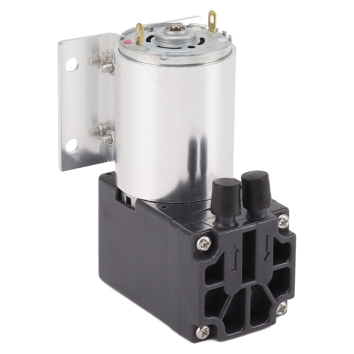 12V Vacuum Pump Negative Pressure Suction Pump Mini Small Oilless Vacuum Pump 65‑120kpa 5L/min with Bracket