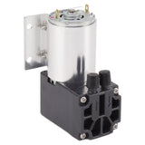 12V Vacuum Pump Negative Pressure Suction Pump Mini Small Oilless Vacuum Pump 65‑120kpa 5L/min with Bracket - Close-Up Angle