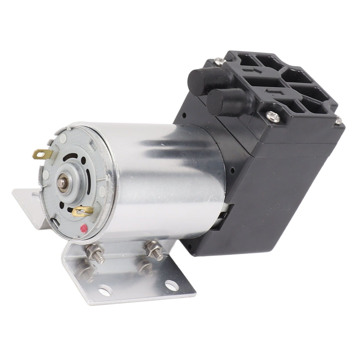 12V Vacuum Pump Negative Pressure Suction Pump Mini Small Oilless Vacuum Pump 65‑120kpa 5L/min with Bracket