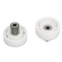 2 PCS Meat Grinder Gear Plastic and Stainless Steel Accuracy Control Sausage Machine Gear for Food Making