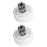 2 PCS Meat Grinder Gear Plastic and Stainless Steel Accuracy Control Sausage Machine Gear for Food Making
