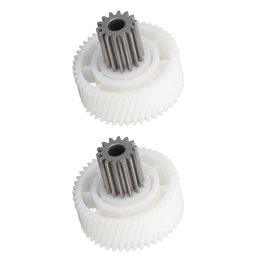 2 PCS Meat Grinder Gear Plastic and Stainless Steel Accuracy Control Sausage Machine Gear for Food Making