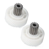 2 PCS Meat Grinder Gear Plastic and Stainless Steel Accuracy Control Sausage Machine Gear for Food Making