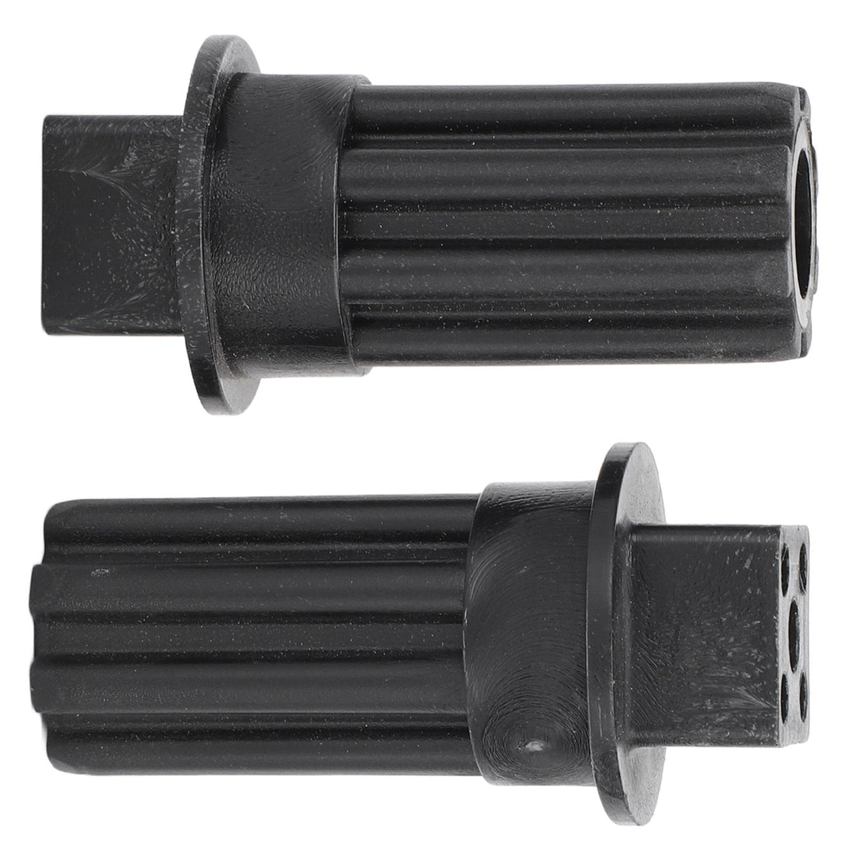 2 PCS Meat Grinder Screw Coupling Black Plastic Quick Installation Meat Grinder Screw Coupling Sleeve for Kenwood