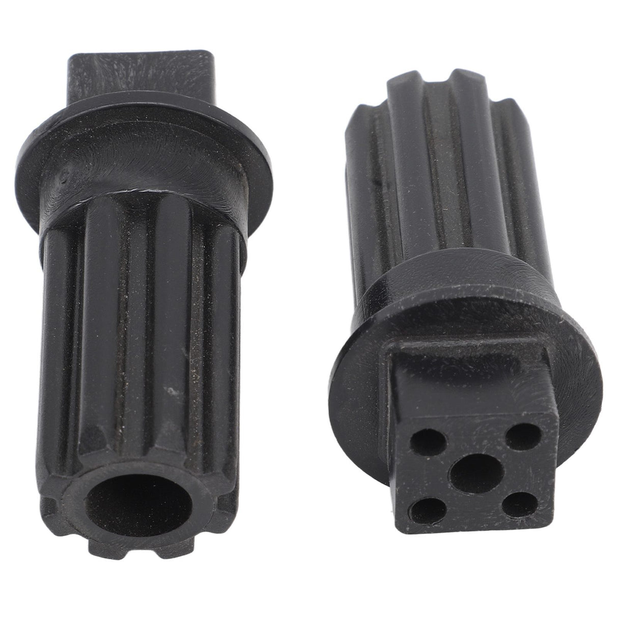 2 PCS Meat Grinder Screw Coupling Black Plastic Quick Installation Meat Grinder Screw Coupling Sleeve for Kenwood