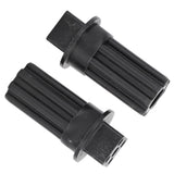 2 PCS Meat Grinder Screw Coupling Black Plastic Quick Installation Meat Grinder Screw Coupling Sleeve for Kenwood - Extra Image